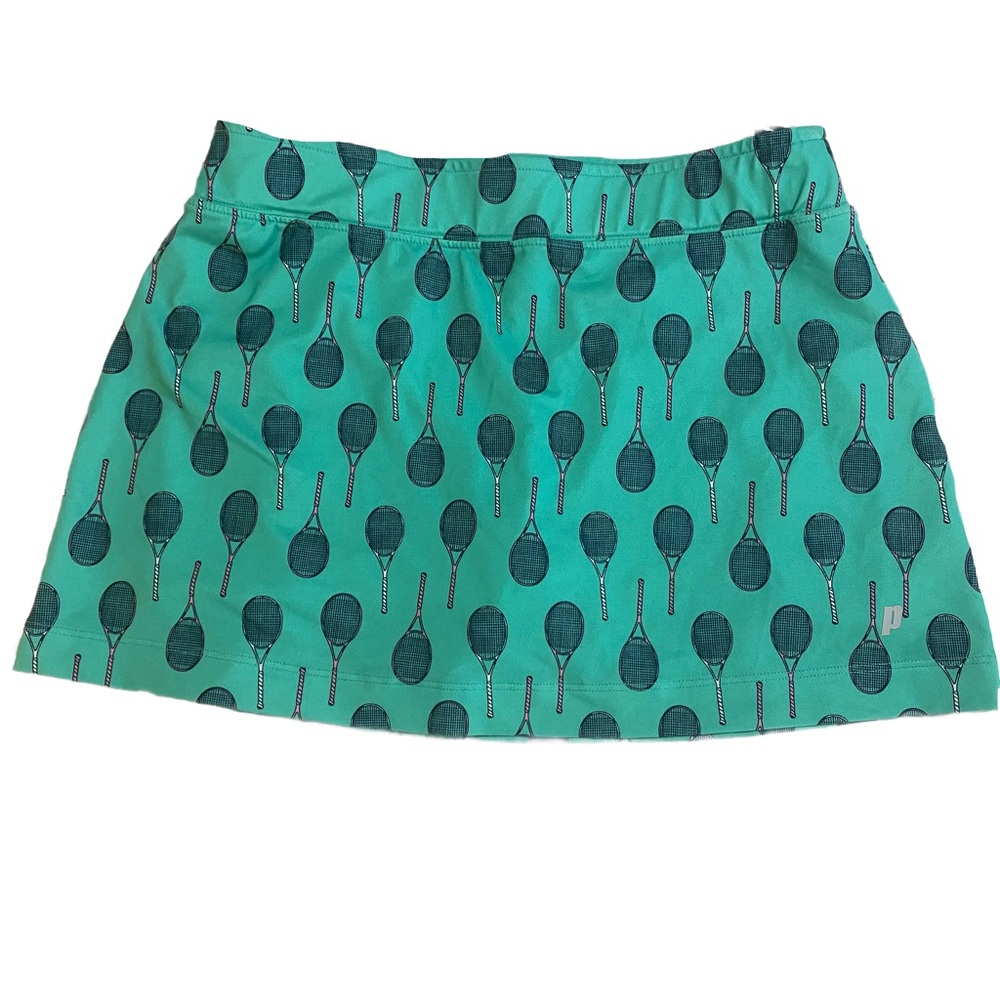Prince Girls Large Tennis Skirt Skort Tennis Rackets‎ Excellent Condition